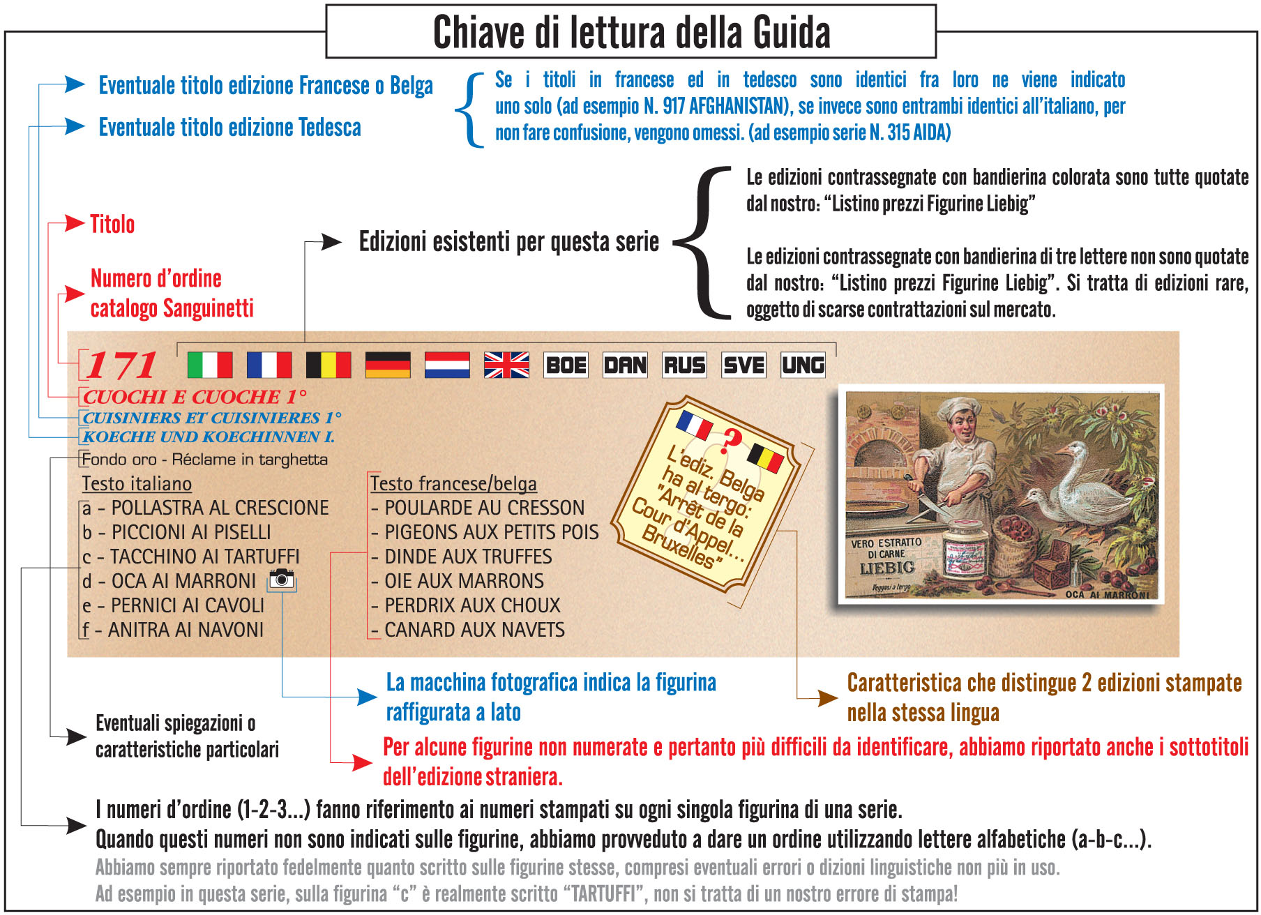 Guida alla lettura del catalogo Sanguinetti
